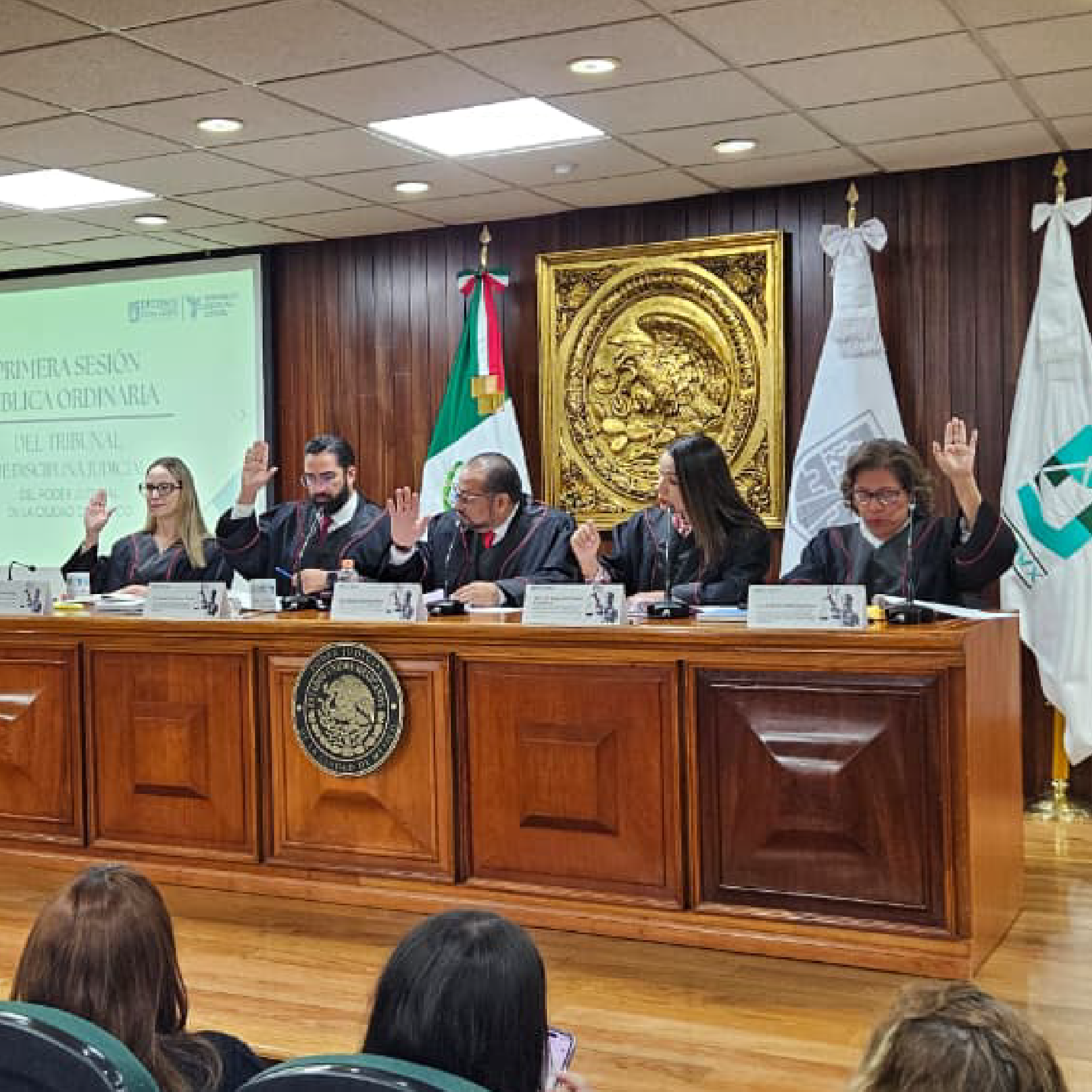 EMITE TRIBUNAL DE DISCIPLINA JUDICIAL DEL PJCDMX FALLOS EN PRIMERA SESION PUBLICA ORDINARIA_Mesa de trabajo 1 copia 2